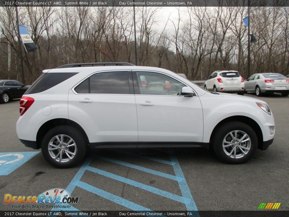 2017 Chevrolet Equinox LT AWD Summit White / Jet Black Photo #8