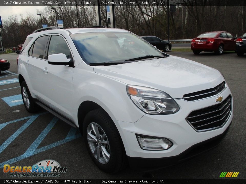 2017 Chevrolet Equinox LT AWD Summit White / Jet Black Photo #9