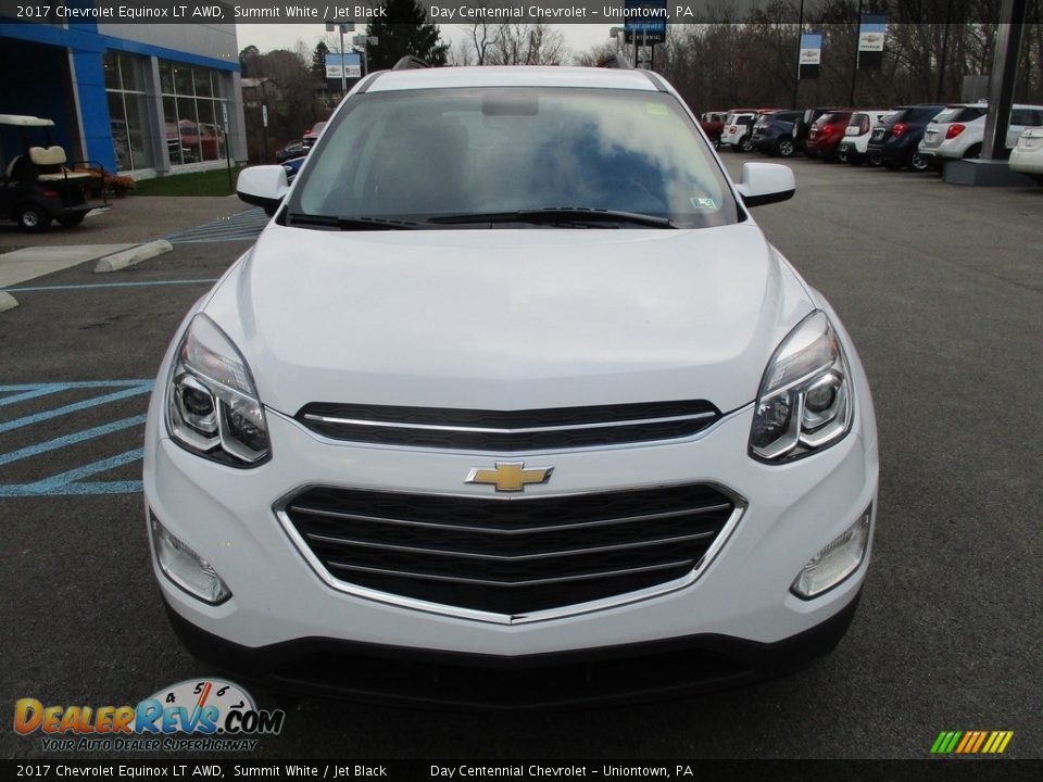2017 Chevrolet Equinox LT AWD Summit White / Jet Black Photo #10
