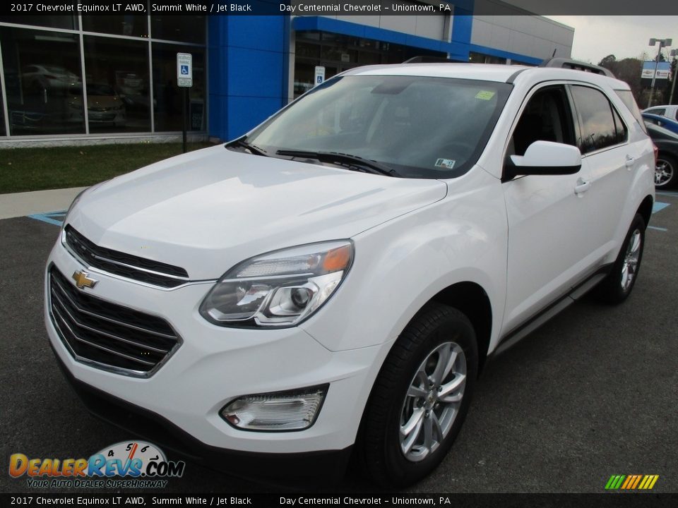 2017 Chevrolet Equinox LT AWD Summit White / Jet Black Photo #11