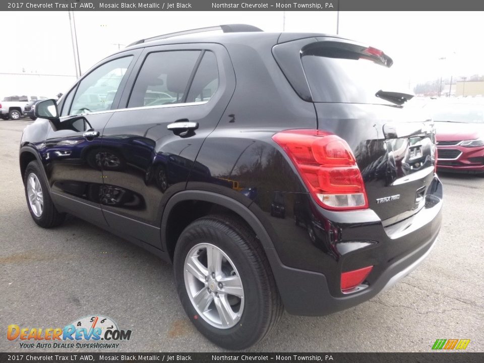 2017 Chevrolet Trax LT AWD Mosaic Black Metallic / Jet Black Photo #7