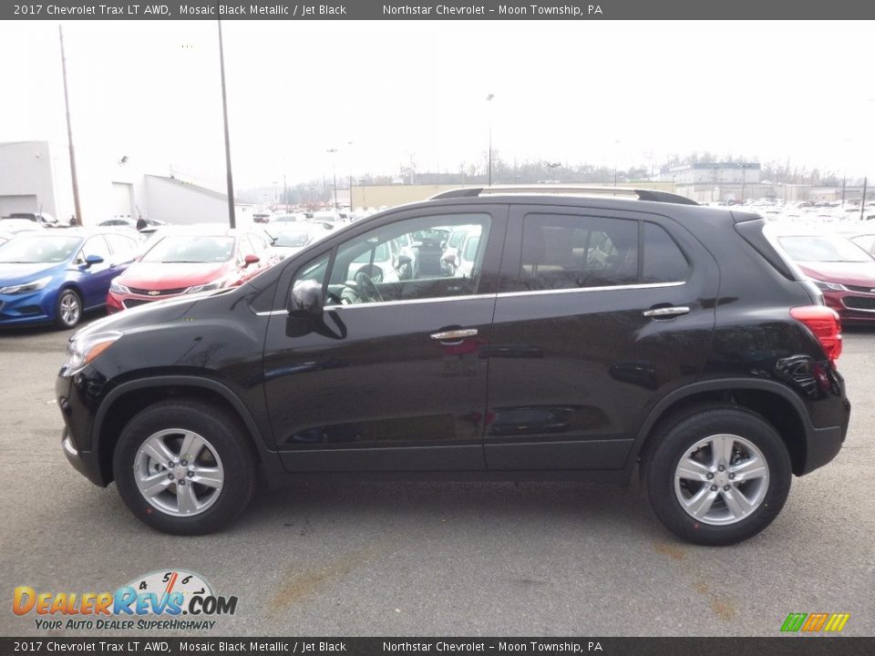 2017 Chevrolet Trax LT AWD Mosaic Black Metallic / Jet Black Photo #8