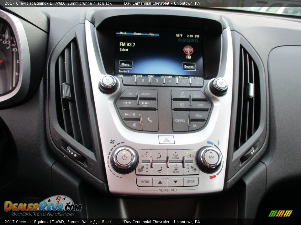 2017 Chevrolet Equinox LT AWD Summit White / Jet Black Photo #17