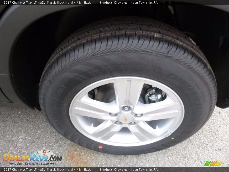 2017 Chevrolet Trax LT AWD Mosaic Black Metallic / Jet Black Photo #9