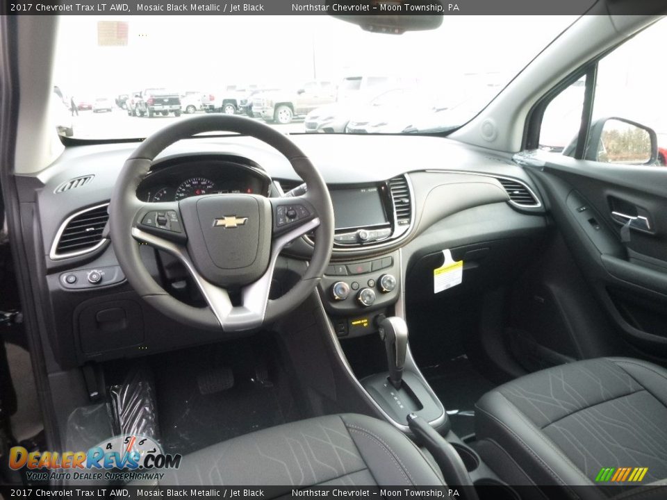 Jet Black Interior - 2017 Chevrolet Trax LT AWD Photo #12