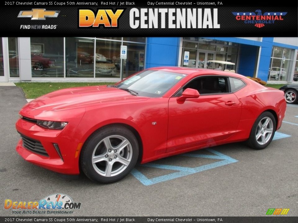 2017 Chevrolet Camaro SS Coupe 50th Anniversary Red Hot / Jet Black Photo #1