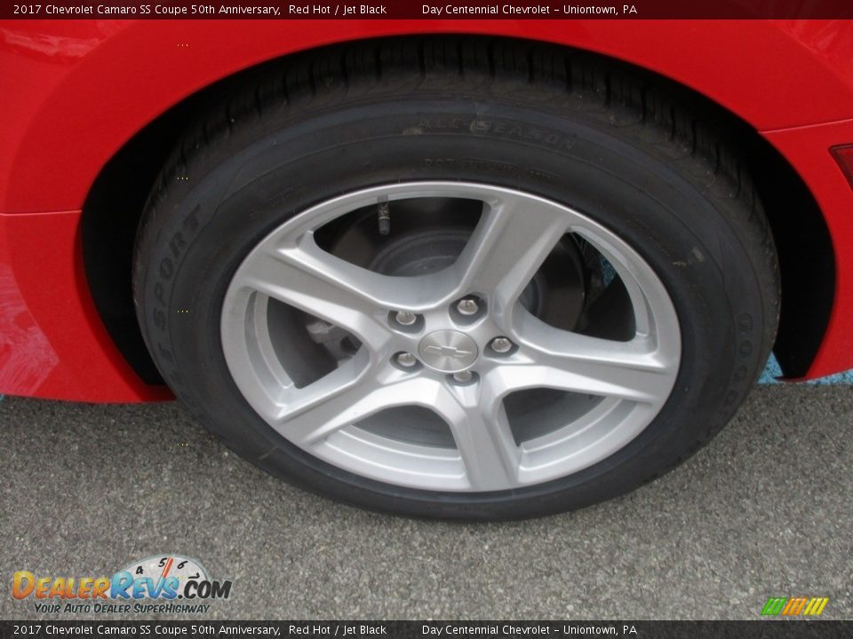 2017 Chevrolet Camaro SS Coupe 50th Anniversary Red Hot / Jet Black Photo #3