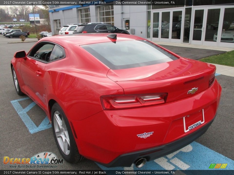 2017 Chevrolet Camaro SS Coupe 50th Anniversary Red Hot / Jet Black Photo #4