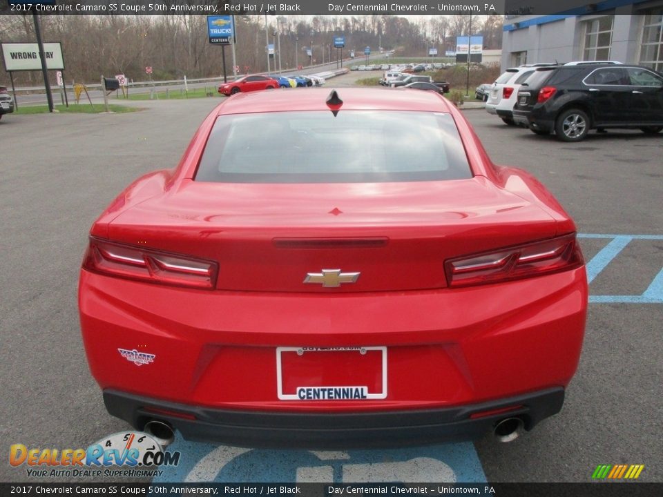 2017 Chevrolet Camaro SS Coupe 50th Anniversary Red Hot / Jet Black Photo #5