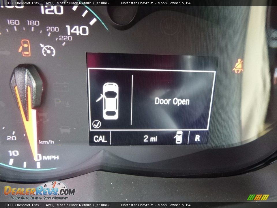 2017 Chevrolet Trax LT AWD Mosaic Black Metallic / Jet Black Photo #20