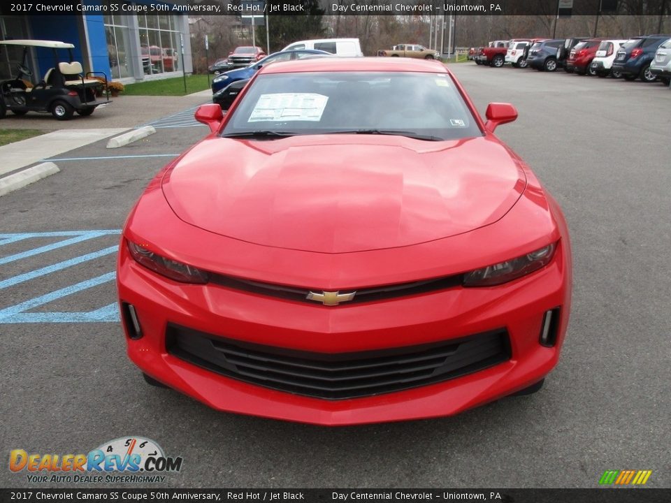 2017 Chevrolet Camaro SS Coupe 50th Anniversary Red Hot / Jet Black Photo #9