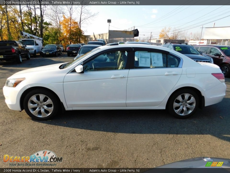2008 Honda Accord EX-L Sedan Taffeta White / Ivory Photo #8
