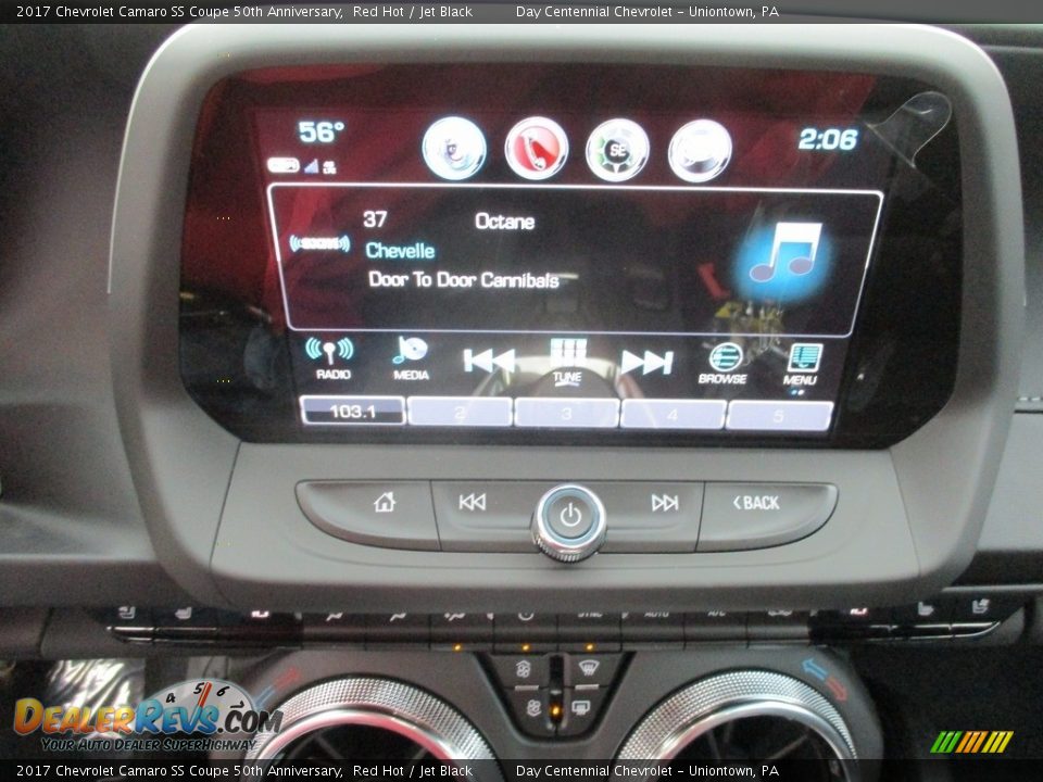 Controls of 2017 Chevrolet Camaro SS Coupe 50th Anniversary Photo #17