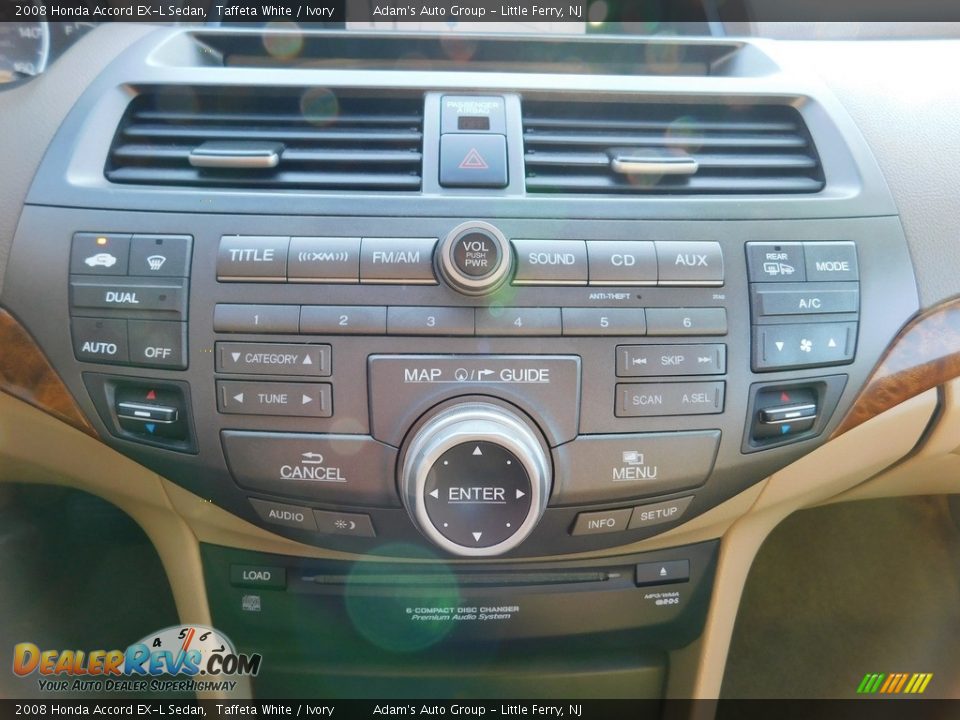 2008 Honda Accord EX-L Sedan Taffeta White / Ivory Photo #20