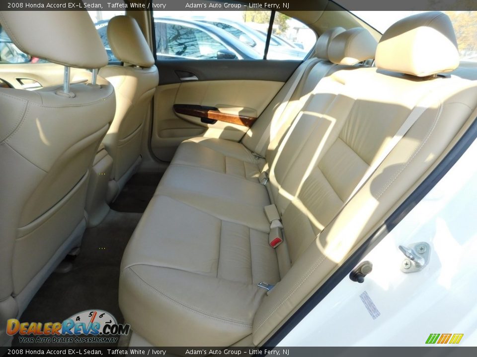 2008 Honda Accord EX-L Sedan Taffeta White / Ivory Photo #23