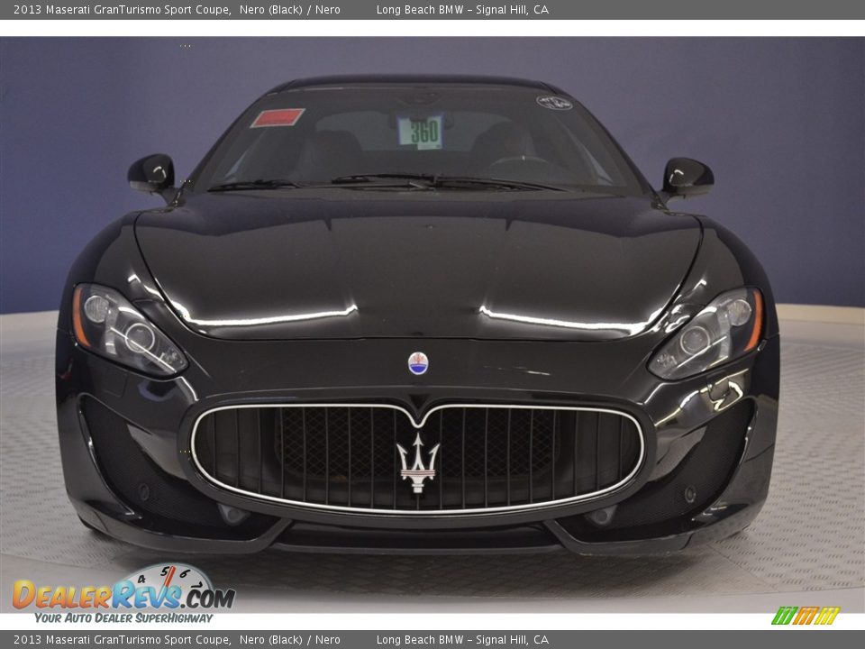 2013 Maserati GranTurismo Sport Coupe Nero (Black) / Nero Photo #2