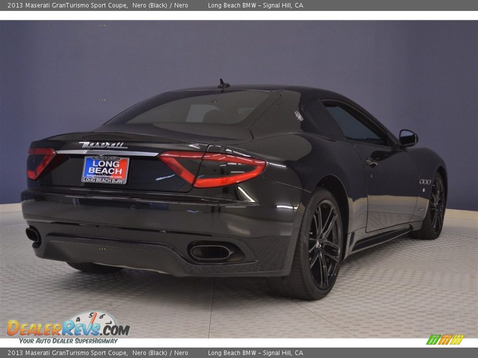 2013 Maserati GranTurismo Sport Coupe Nero (Black) / Nero Photo #7