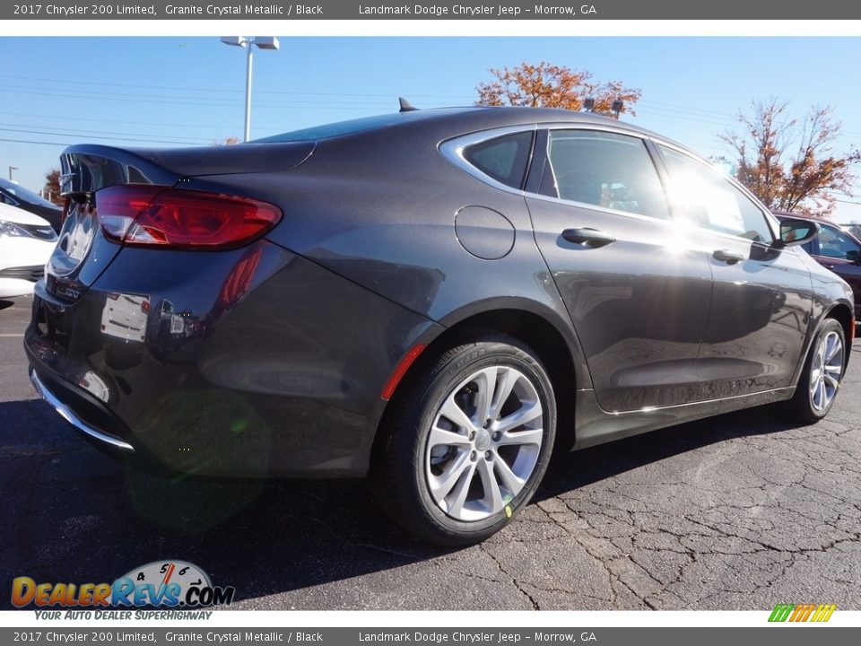 2017 Chrysler 200 Limited Granite Crystal Metallic / Black Photo #3