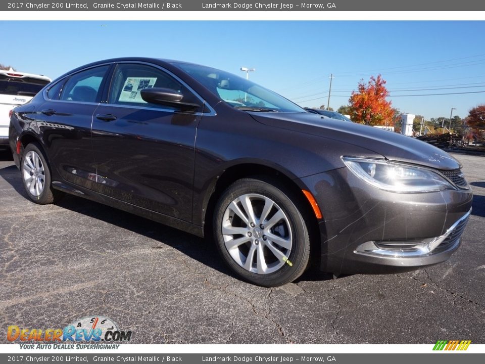 2017 Chrysler 200 Limited Granite Crystal Metallic / Black Photo #4