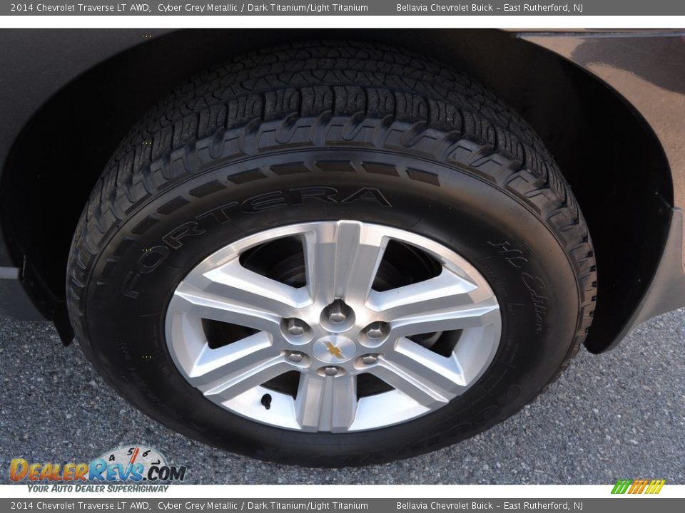 2014 Chevrolet Traverse LT AWD Cyber Grey Metallic / Dark Titanium/Light Titanium Photo #6