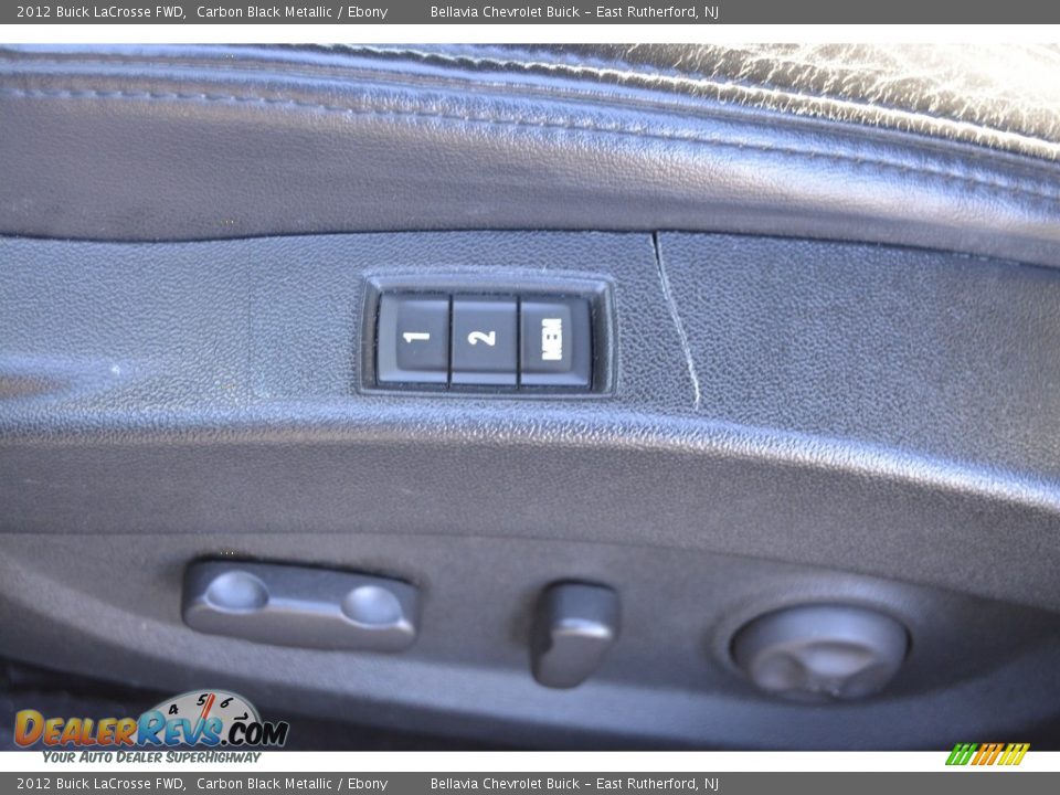 2012 Buick LaCrosse FWD Carbon Black Metallic / Ebony Photo #10