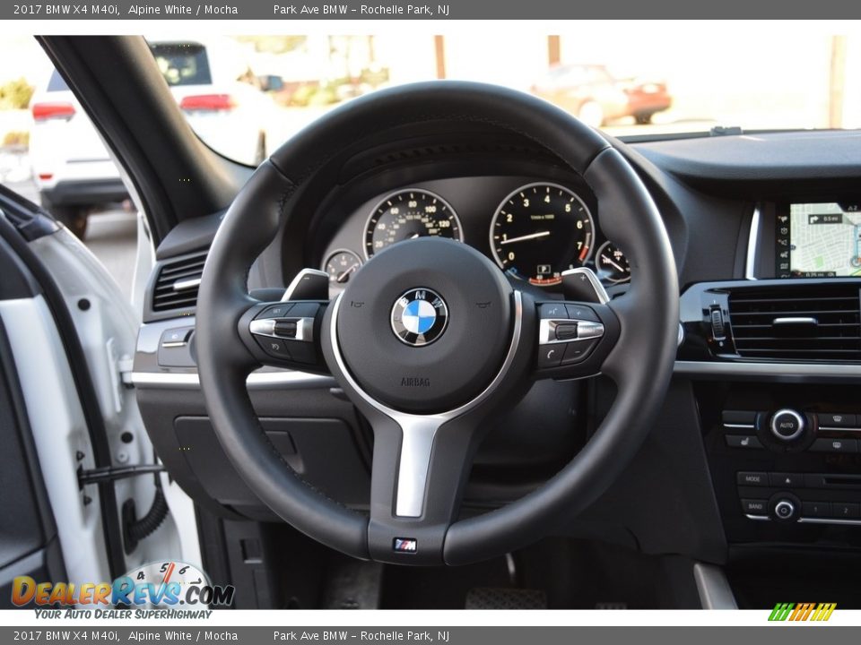 2017 BMW X4 M40i Alpine White / Mocha Photo #18