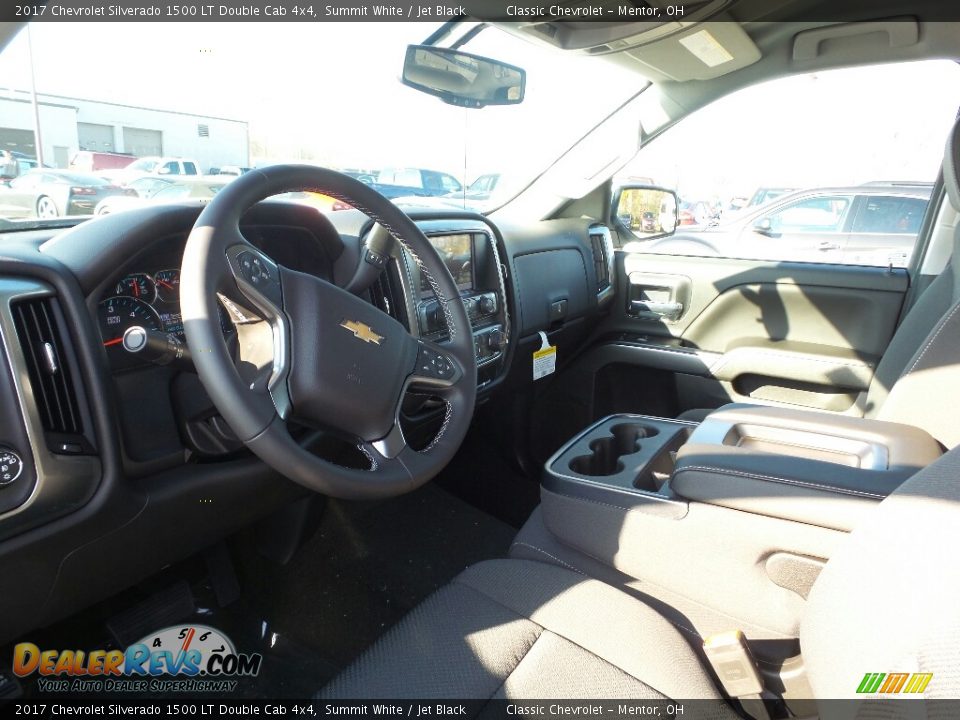2017 Chevrolet Silverado 1500 LT Double Cab 4x4 Summit White / Jet Black Photo #7