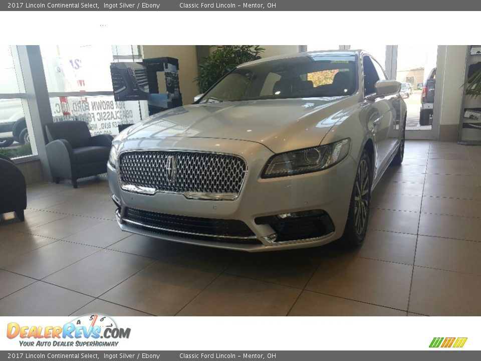 2017 Lincoln Continental Select Ingot Silver / Ebony Photo #1