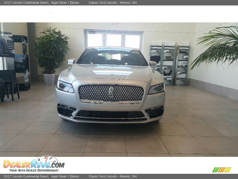 2017 Lincoln Continental Select Ingot Silver / Ebony Photo #2