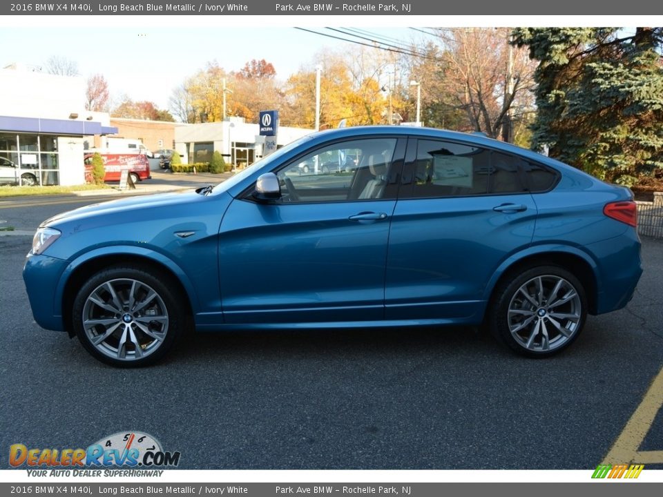 Long Beach Blue Metallic 2016 BMW X4 M40i Photo #5