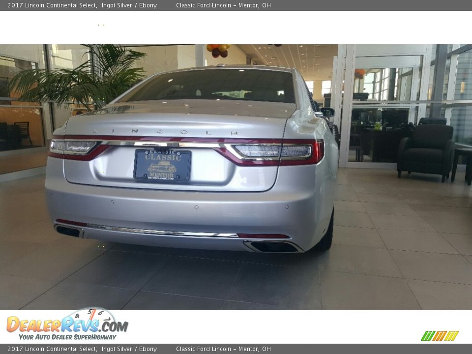2017 Lincoln Continental Select Ingot Silver / Ebony Photo #4