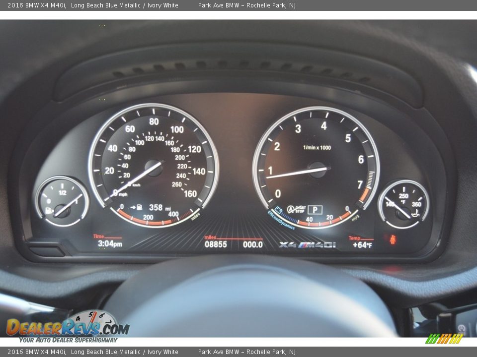 2016 BMW X4 M40i Gauges Photo #21