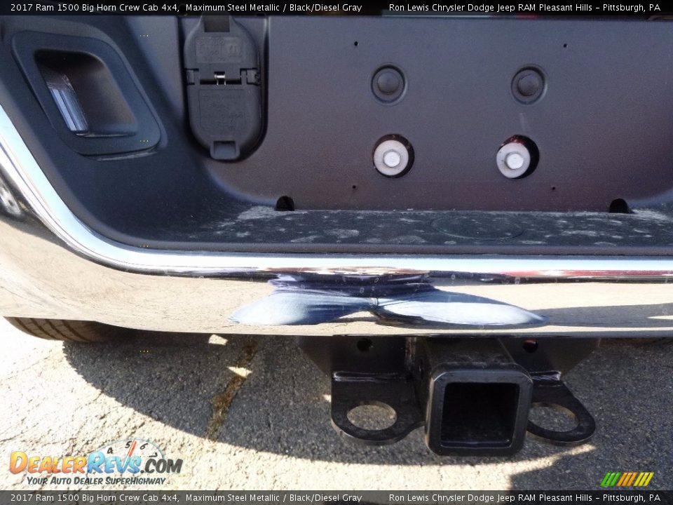 2017 Ram 1500 Big Horn Crew Cab 4x4 Maximum Steel Metallic / Black/Diesel Gray Photo #5