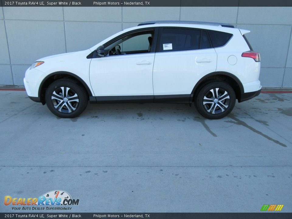 2017 Toyota RAV4 LE Super White / Black Photo #6