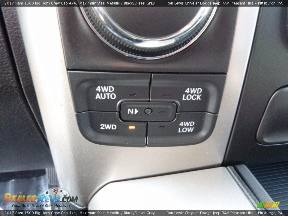 Controls of 2017 Ram 1500 Big Horn Crew Cab 4x4 Photo #18