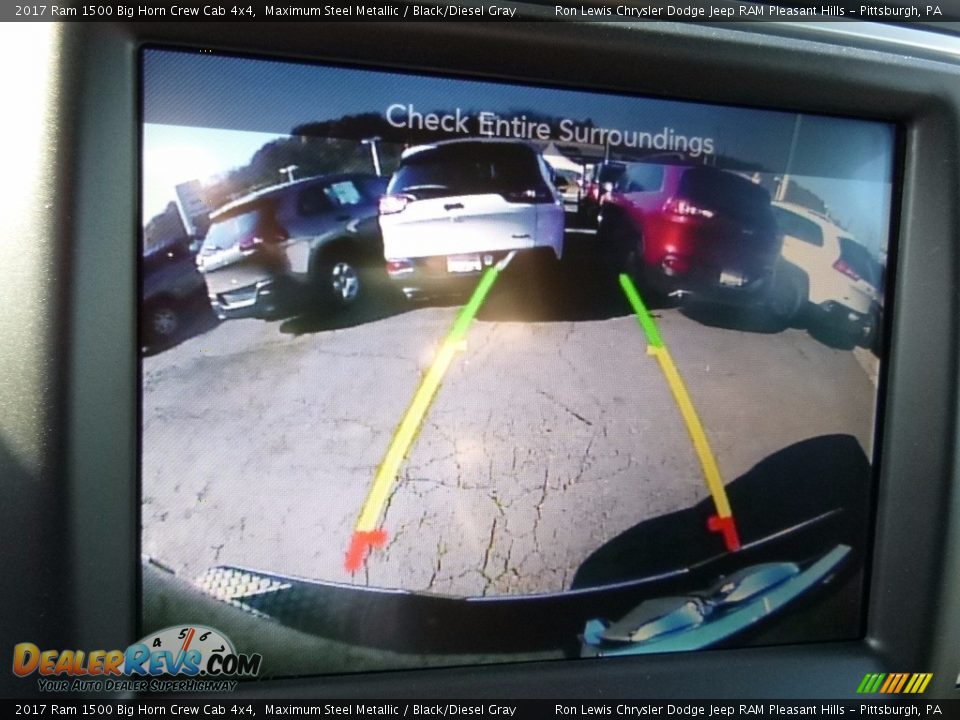 2017 Ram 1500 Big Horn Crew Cab 4x4 Maximum Steel Metallic / Black/Diesel Gray Photo #19