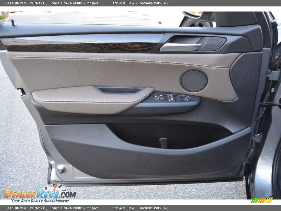 2014 BMW X3 xDrive28i Space Gray Metallic / Mojave Photo #8