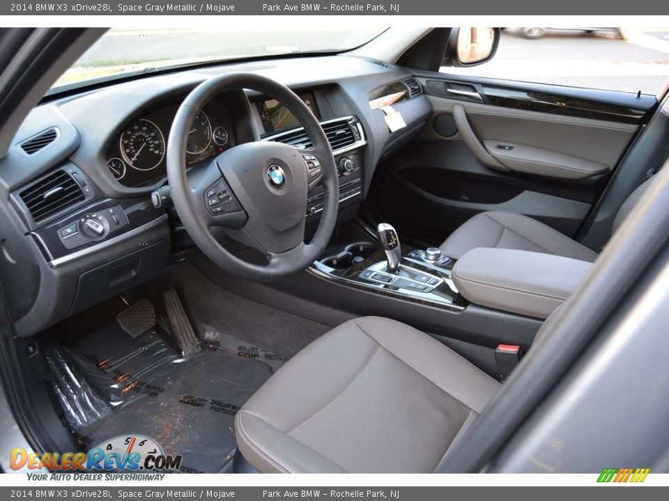 2014 BMW X3 xDrive28i Space Gray Metallic / Mojave Photo #10