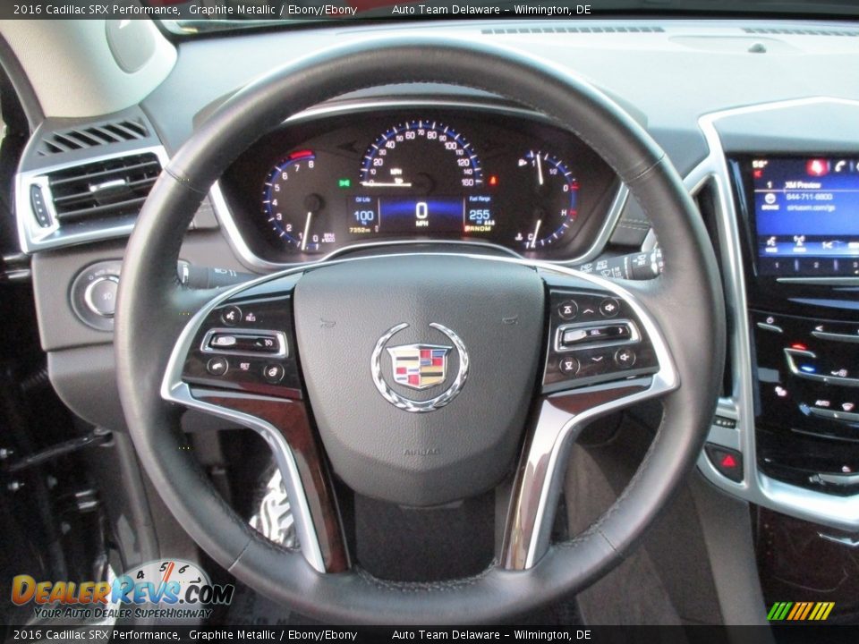 2016 Cadillac SRX Performance Graphite Metallic / Ebony/Ebony Photo #12