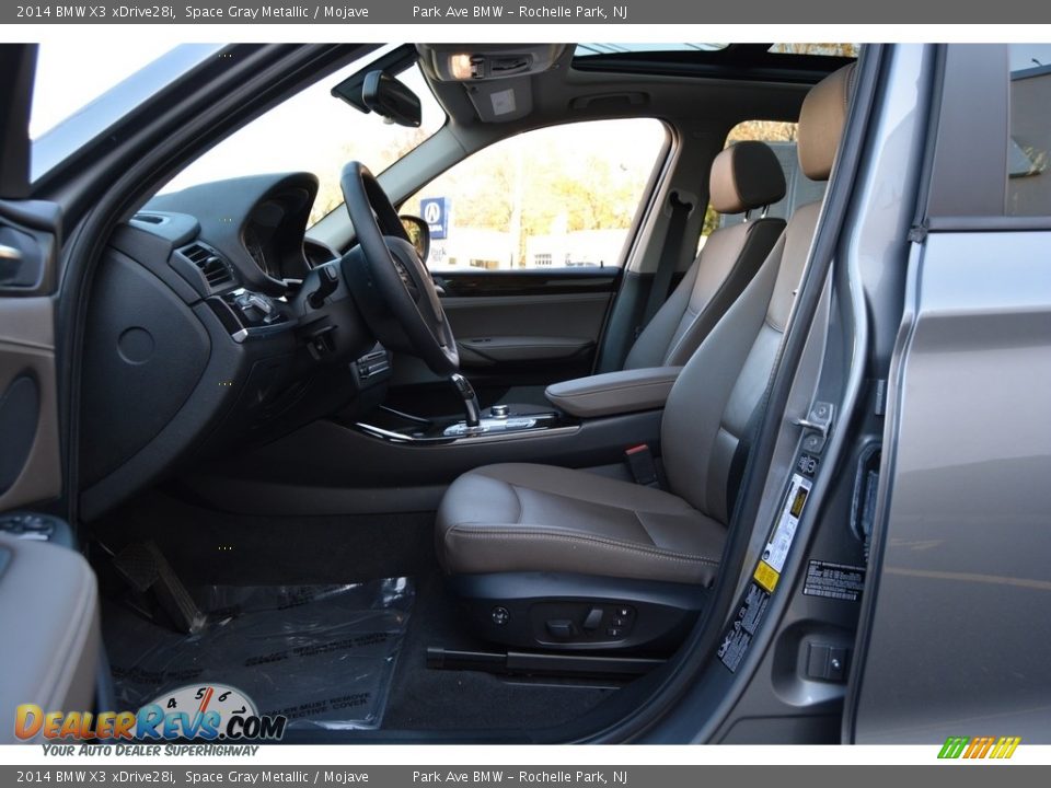 2014 BMW X3 xDrive28i Space Gray Metallic / Mojave Photo #11