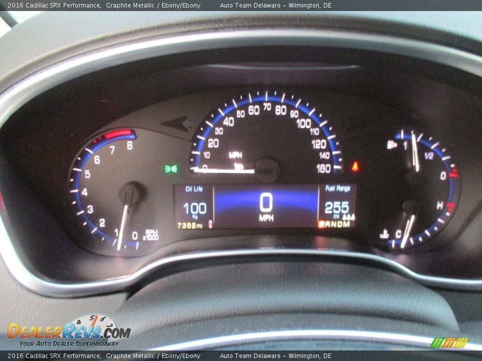 2016 Cadillac SRX Performance Graphite Metallic / Ebony/Ebony Photo #14