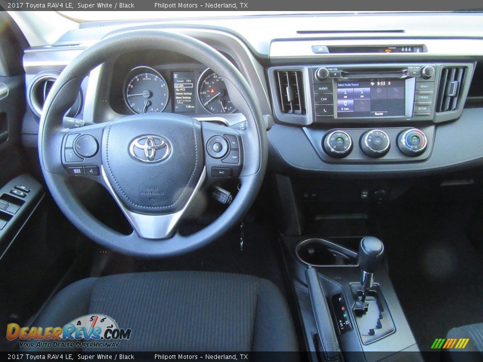 2017 Toyota RAV4 LE Super White / Black Photo #23