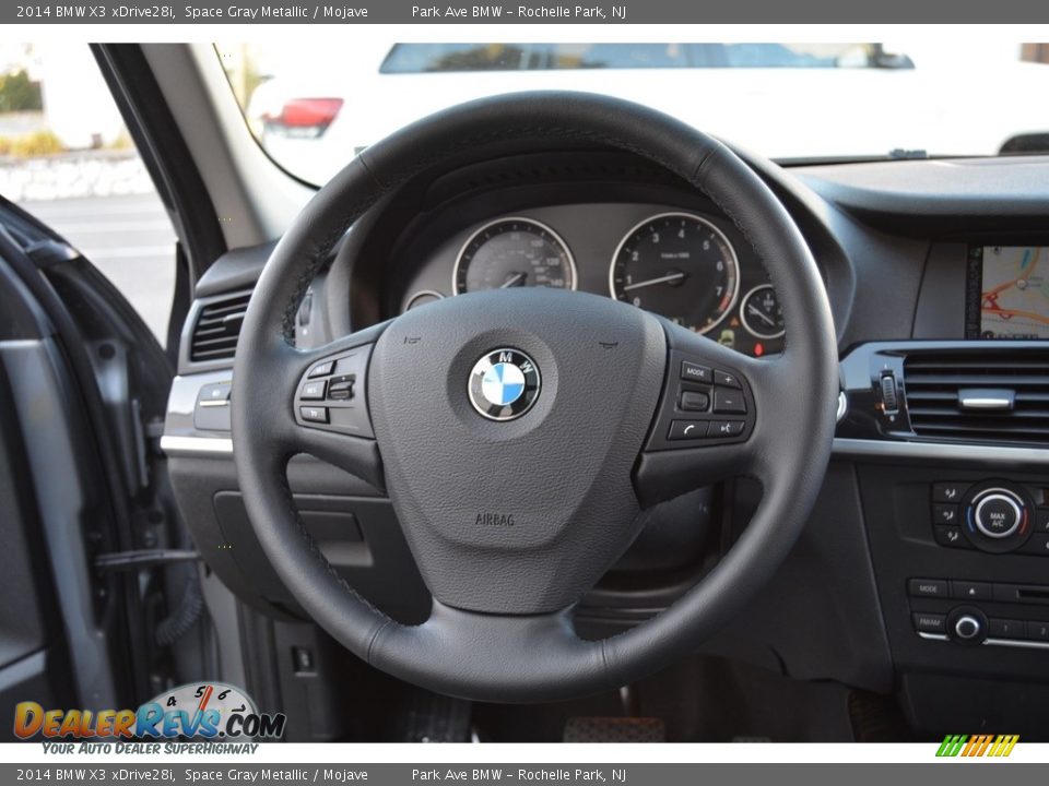 2014 BMW X3 xDrive28i Space Gray Metallic / Mojave Photo #18
