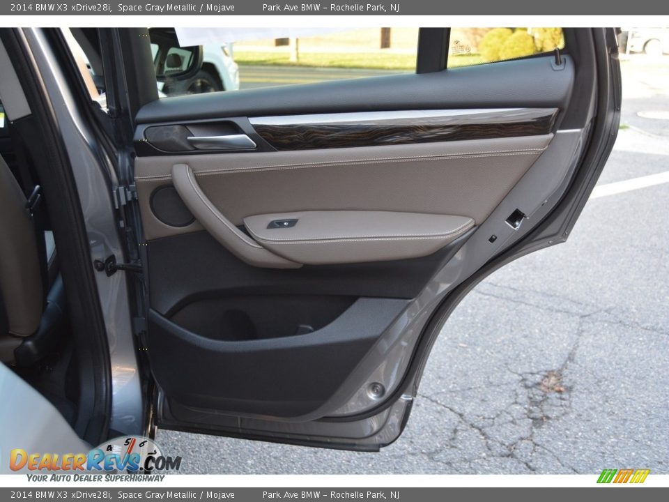 2014 BMW X3 xDrive28i Space Gray Metallic / Mojave Photo #24
