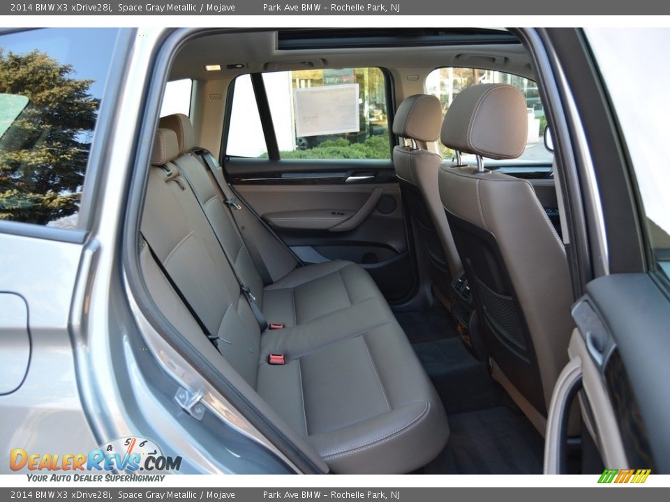 2014 BMW X3 xDrive28i Space Gray Metallic / Mojave Photo #25