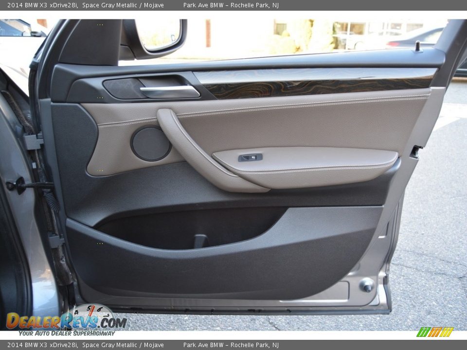 2014 BMW X3 xDrive28i Space Gray Metallic / Mojave Photo #26