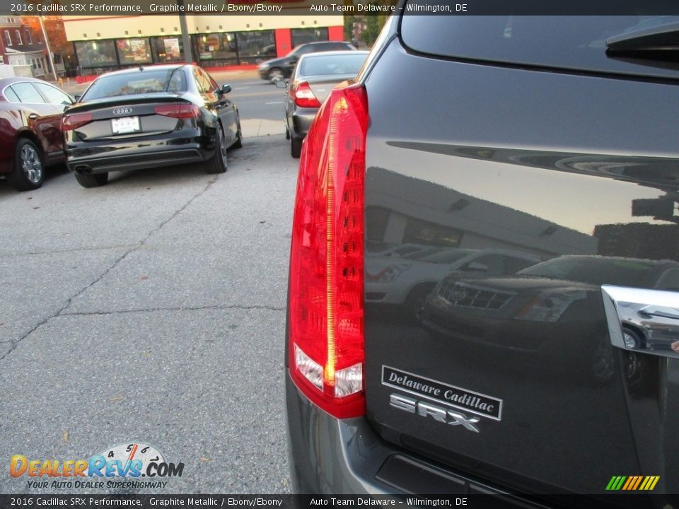 2016 Cadillac SRX Performance Graphite Metallic / Ebony/Ebony Photo #27