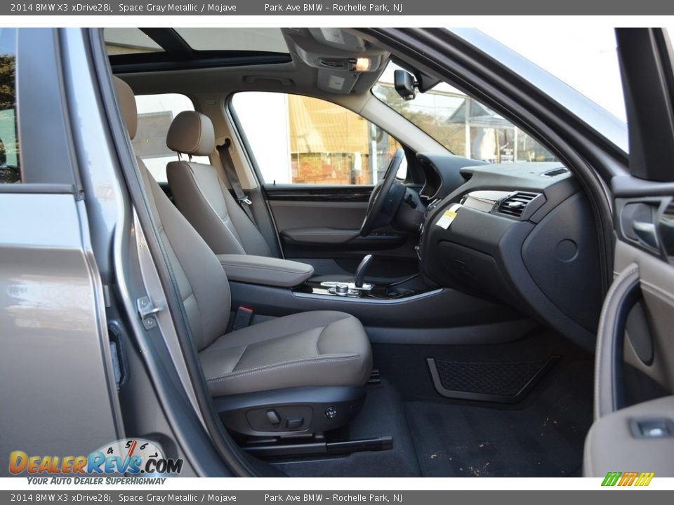 2014 BMW X3 xDrive28i Space Gray Metallic / Mojave Photo #28