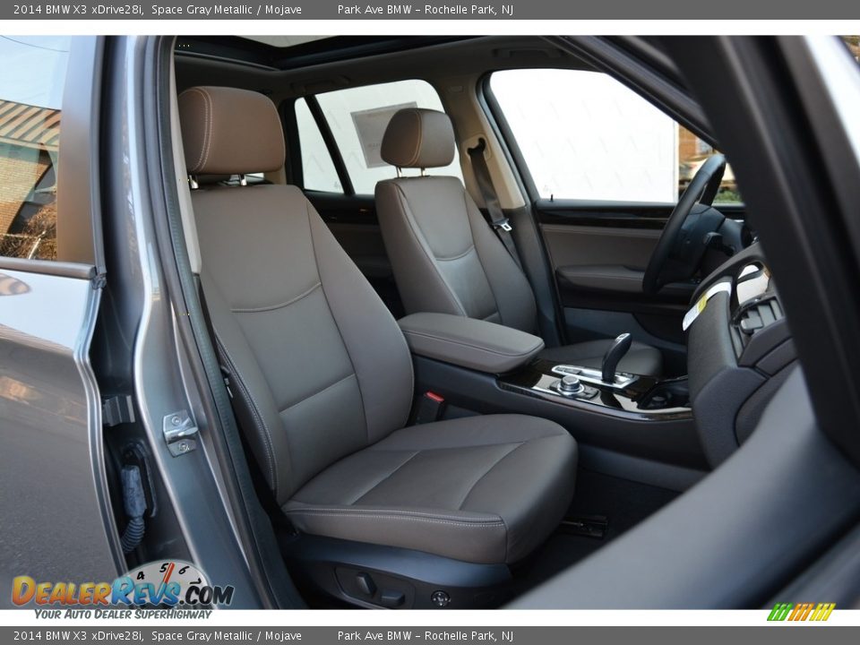 2014 BMW X3 xDrive28i Space Gray Metallic / Mojave Photo #29