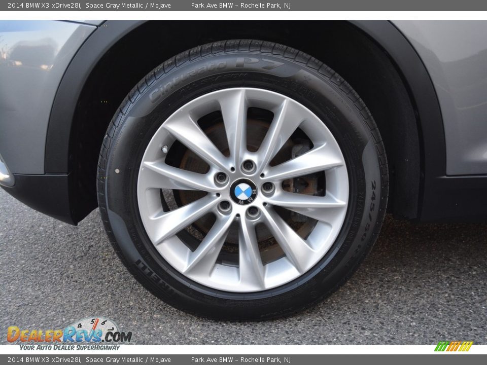 2014 BMW X3 xDrive28i Space Gray Metallic / Mojave Photo #32